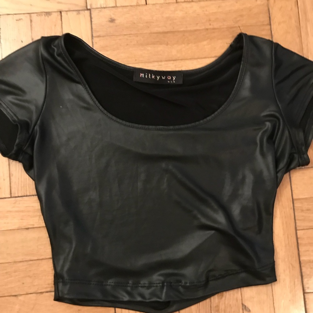 Leather shirt